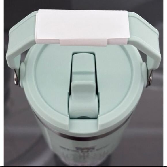 Stanley Ice Flow Flip Straw Tumbler 30oz, SEAGLASS GLOSS; HOLIDAY DESIGN! - Picture 3 of 4